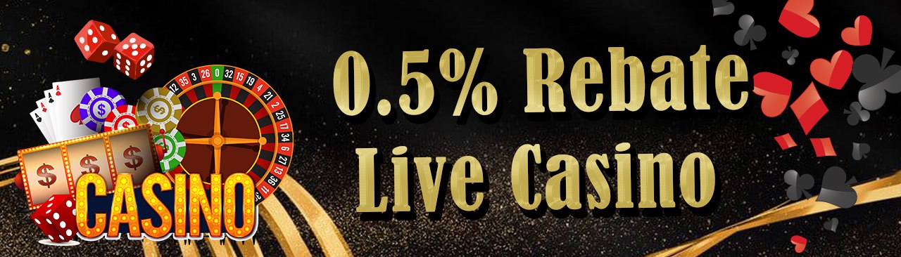 Live Casino 0.5% Rebate